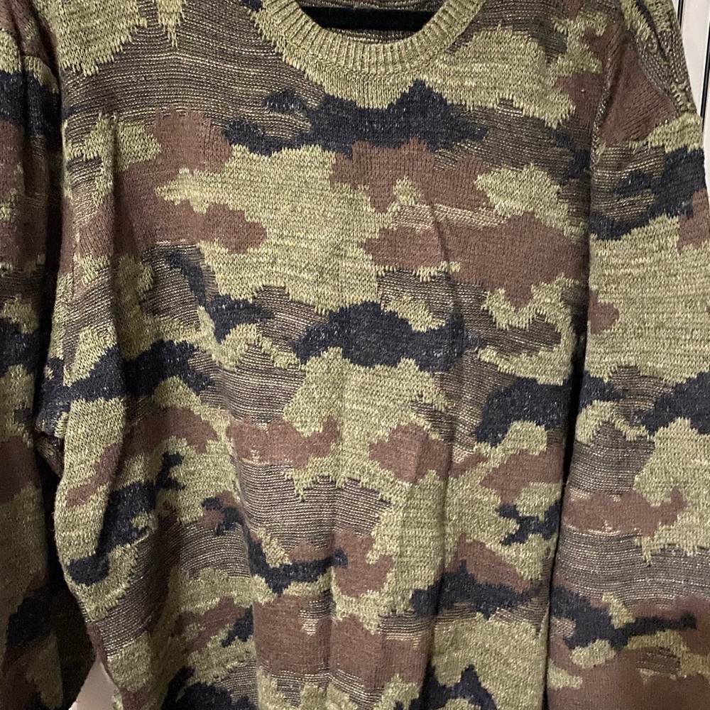 Polo by Ralph Lauren Men's Camouflage Crewneck Sweater